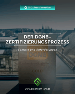 DGNB-Zertifizierungsprozess – Schritte und Anforderungen – GrünKern Asset Management GmbH DGNB-Zertifizierungsprozess – Nachhaltigkeit Schritt für Schritt prüfen und dokumentieren